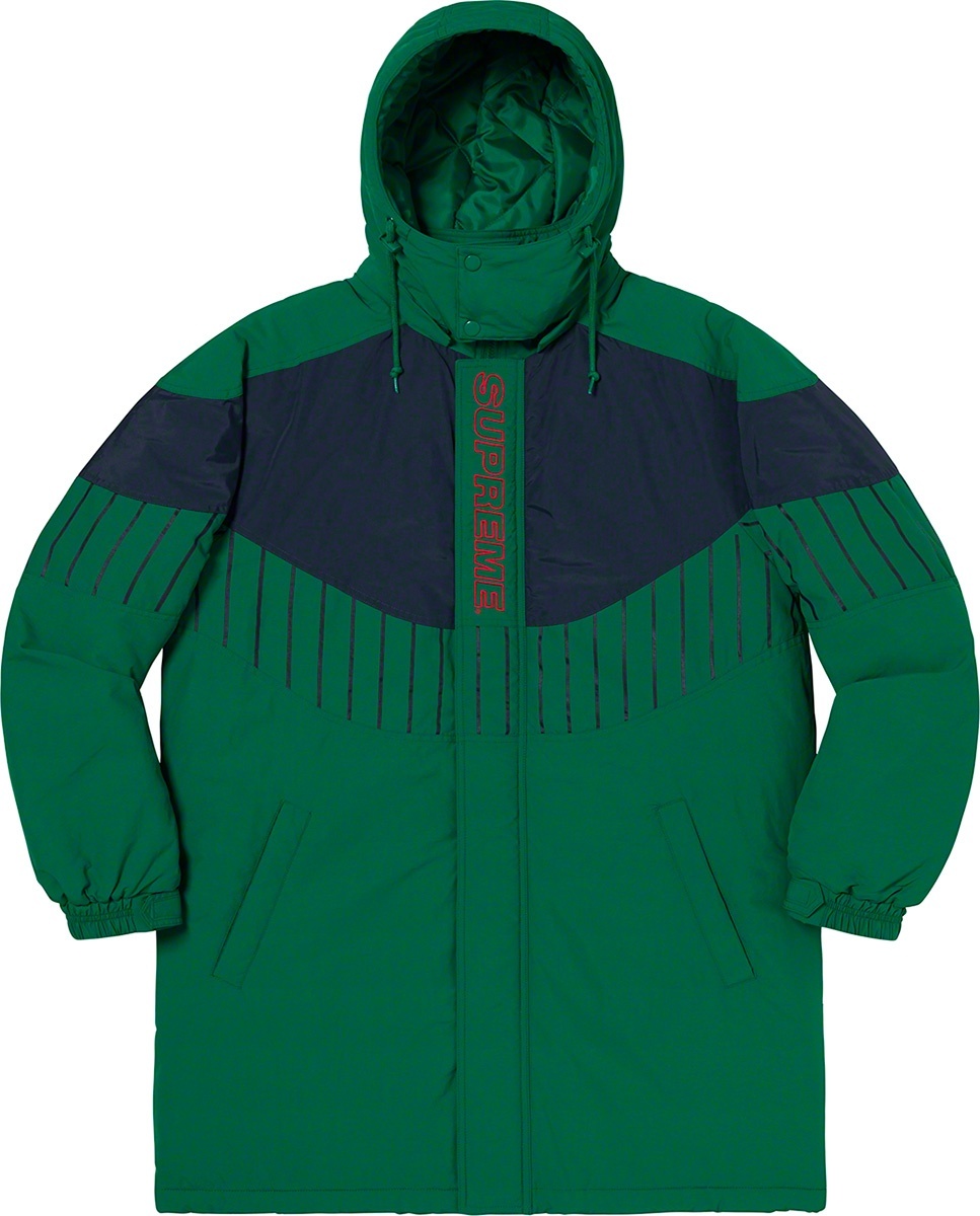 Pinstripe Panel Sports Parka view 20